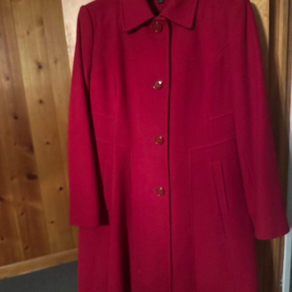 Preston & York Vibrant Red Trench Coat
